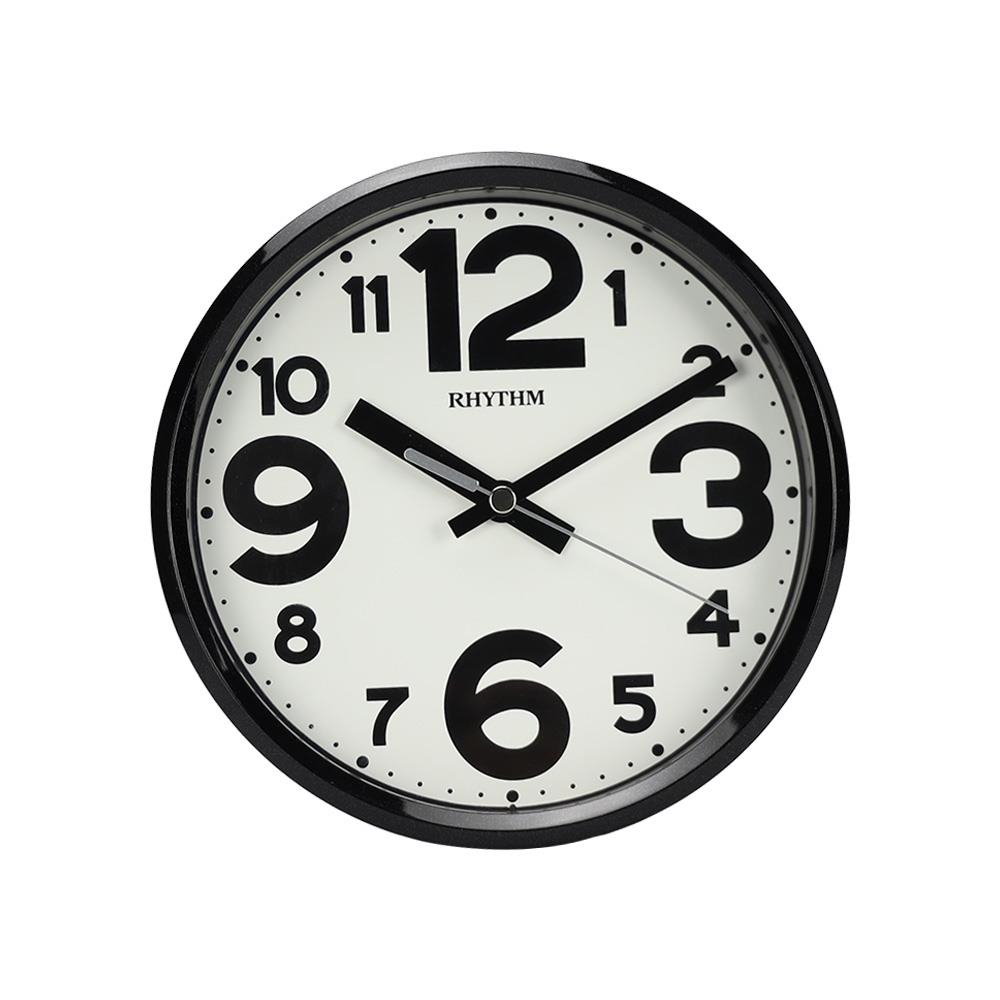 นาฬิกาแขวน RHYTHM CMG890GR02 7 นิ้ว สีดำ