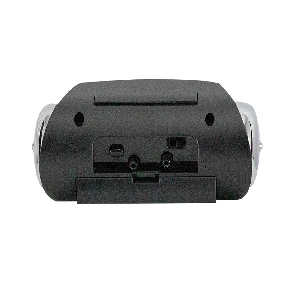 นาฬิกาตั้งโต๊ะพลาสติก RHYTHM 8RA647SR02 3X6 นิ้ว สีดำ