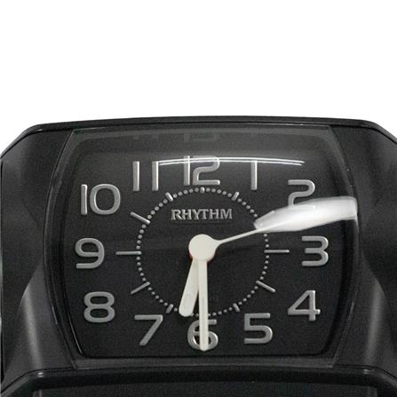 นาฬิกาตั้งโต๊ะพลาสติก RHYTHM 8RA647SR02 3X6 นิ้ว สีดำ_3