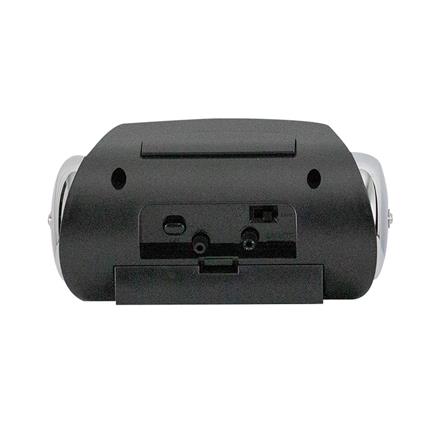 นาฬิกาตั้งโต๊ะพลาสติก RHYTHM 8RA647SR02 3X6 นิ้ว สีดำ_4