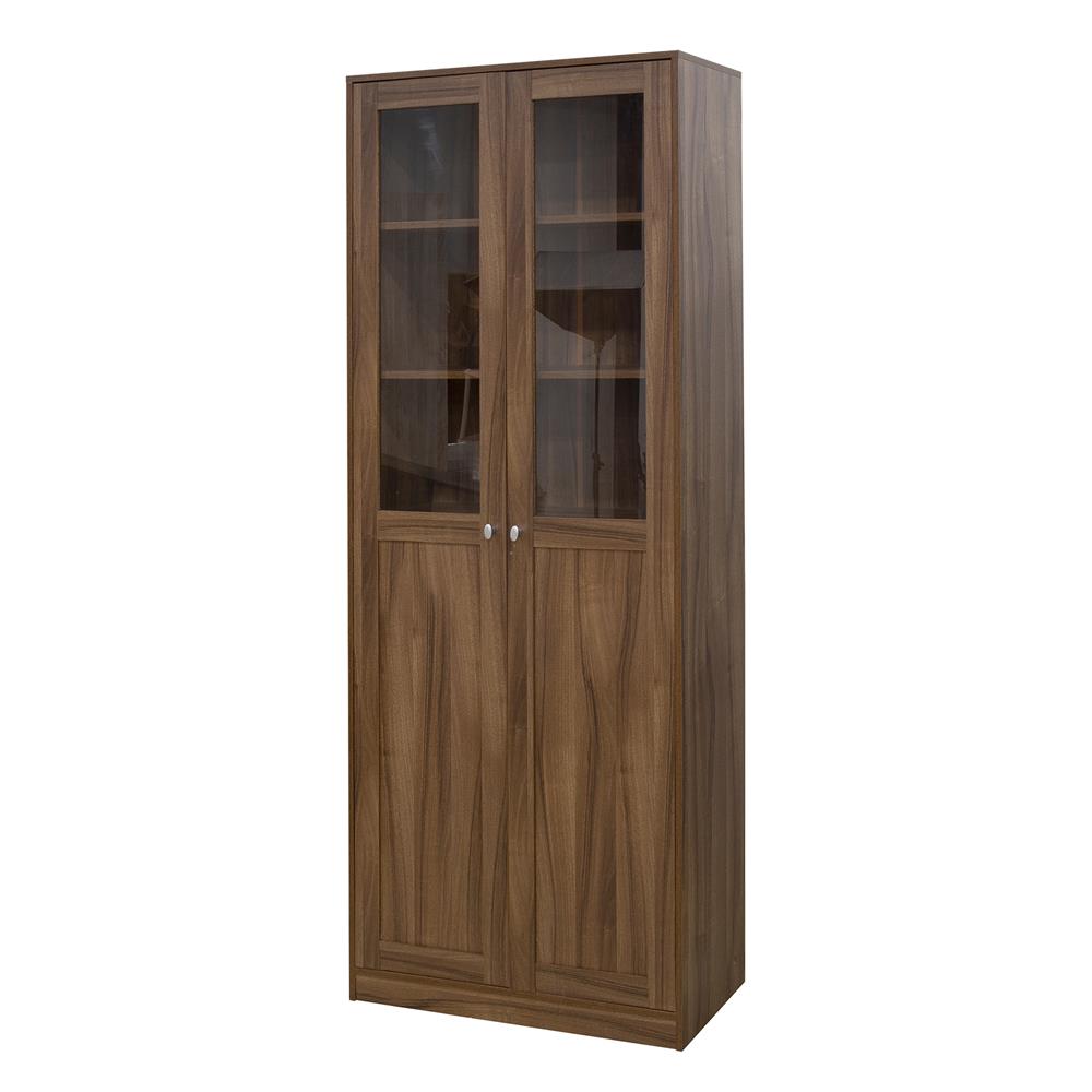 ตู้โชว์ 2 บานเปิด FURDINI COLIN สีวอลนัท