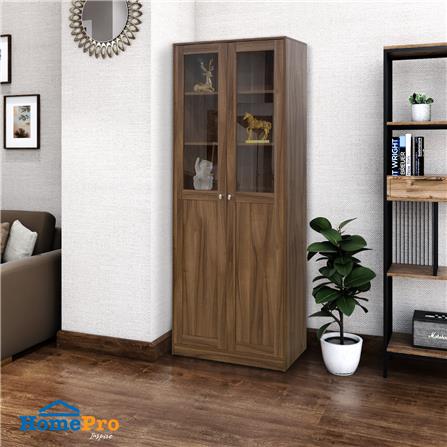 ตู้โชว์ 2 บานเปิด FURDINI COLIN สีวอลนัท_3
