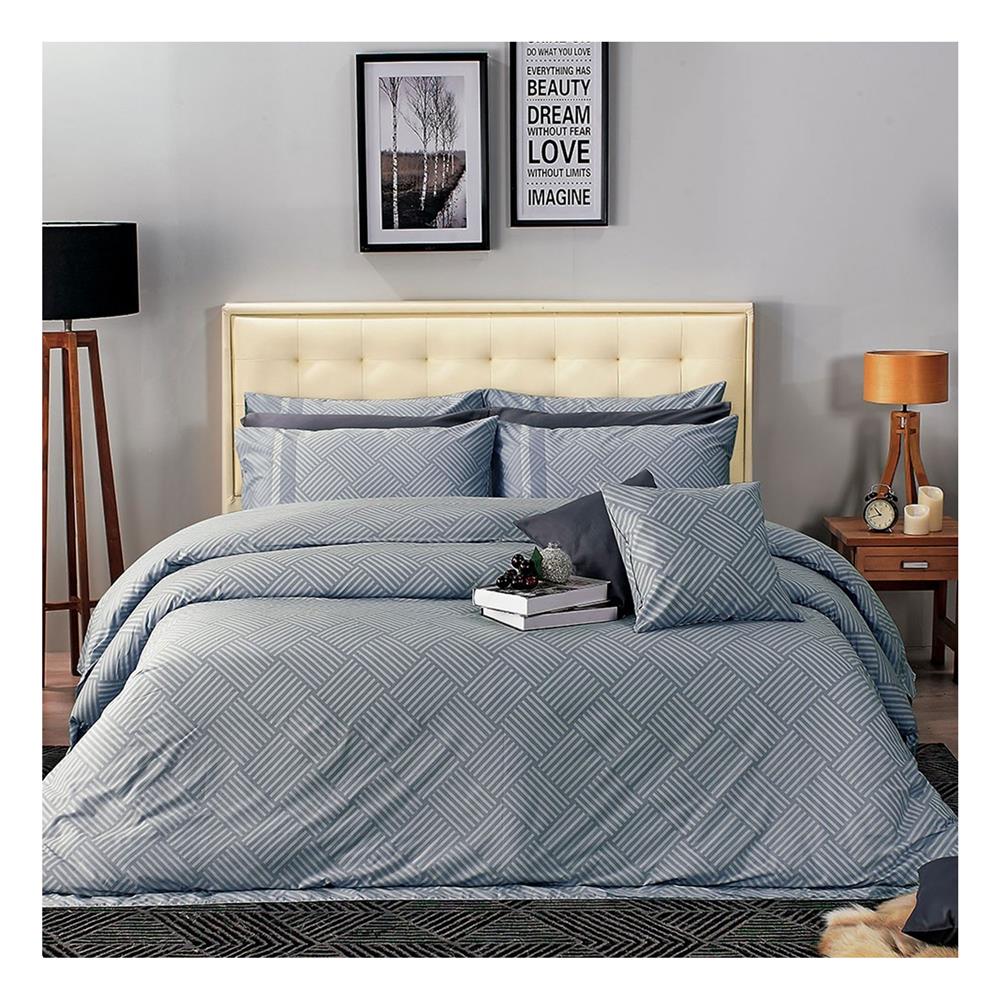 ชุดผ้าปูที่นอน 6 ฟุต 5 ชิ้น PREMIER SATIN MIX P205