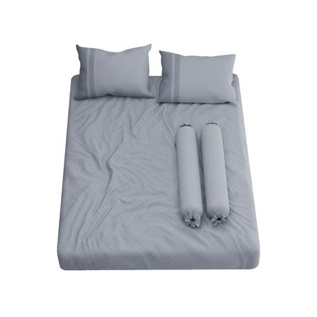 ชุดผ้าปูที่นอน 6 ฟุต 5 ชิ้น PREMIER SATIN MIX P205_1