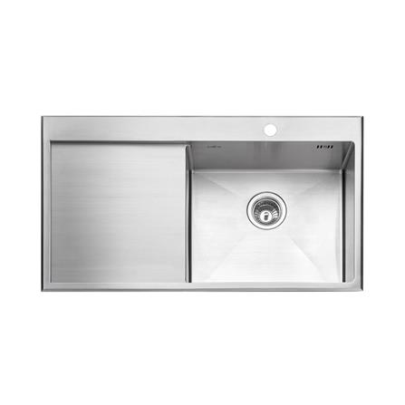 ซิงค์ฝัง 1 หลุม 1 ที่พัก MEX SCS861 สีเงิน_0