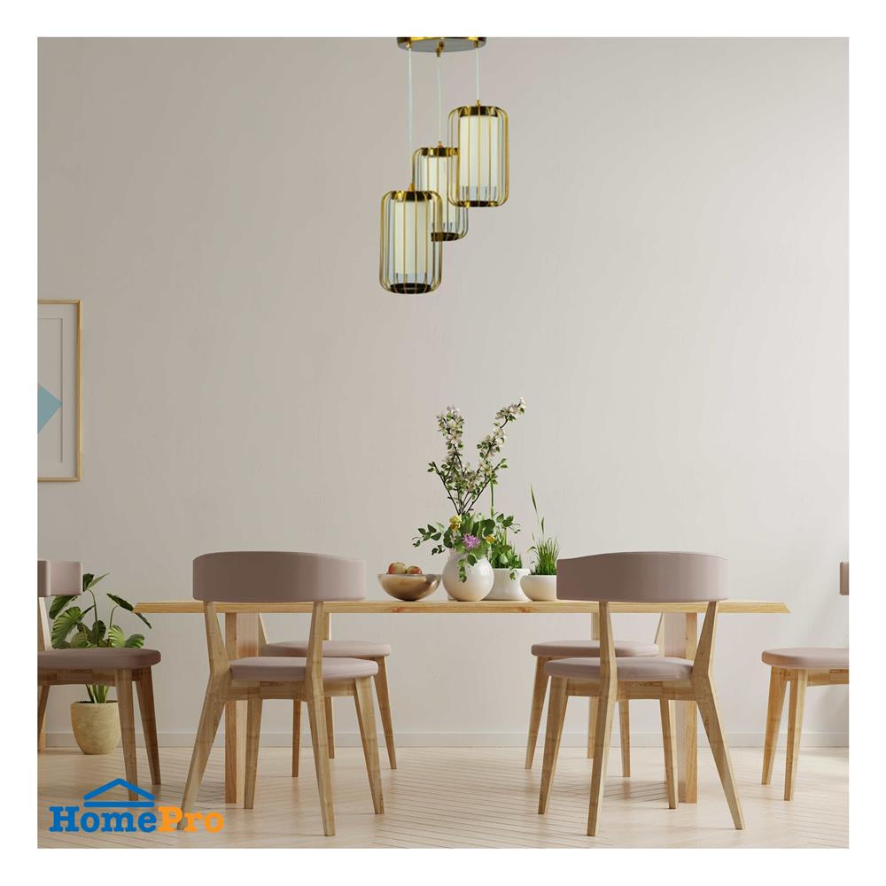 ไฟช่อ SUCCESS CD7690/3 สีขาว/ทอง 3 หัว