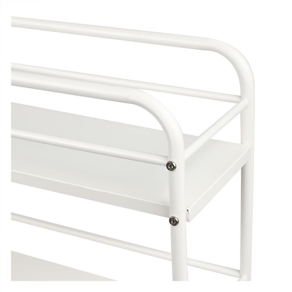 ชั้นวางของแคบ 4 ชั้น มีล้อ STACKO TIDY 50x20x106 ซม. สีขาว