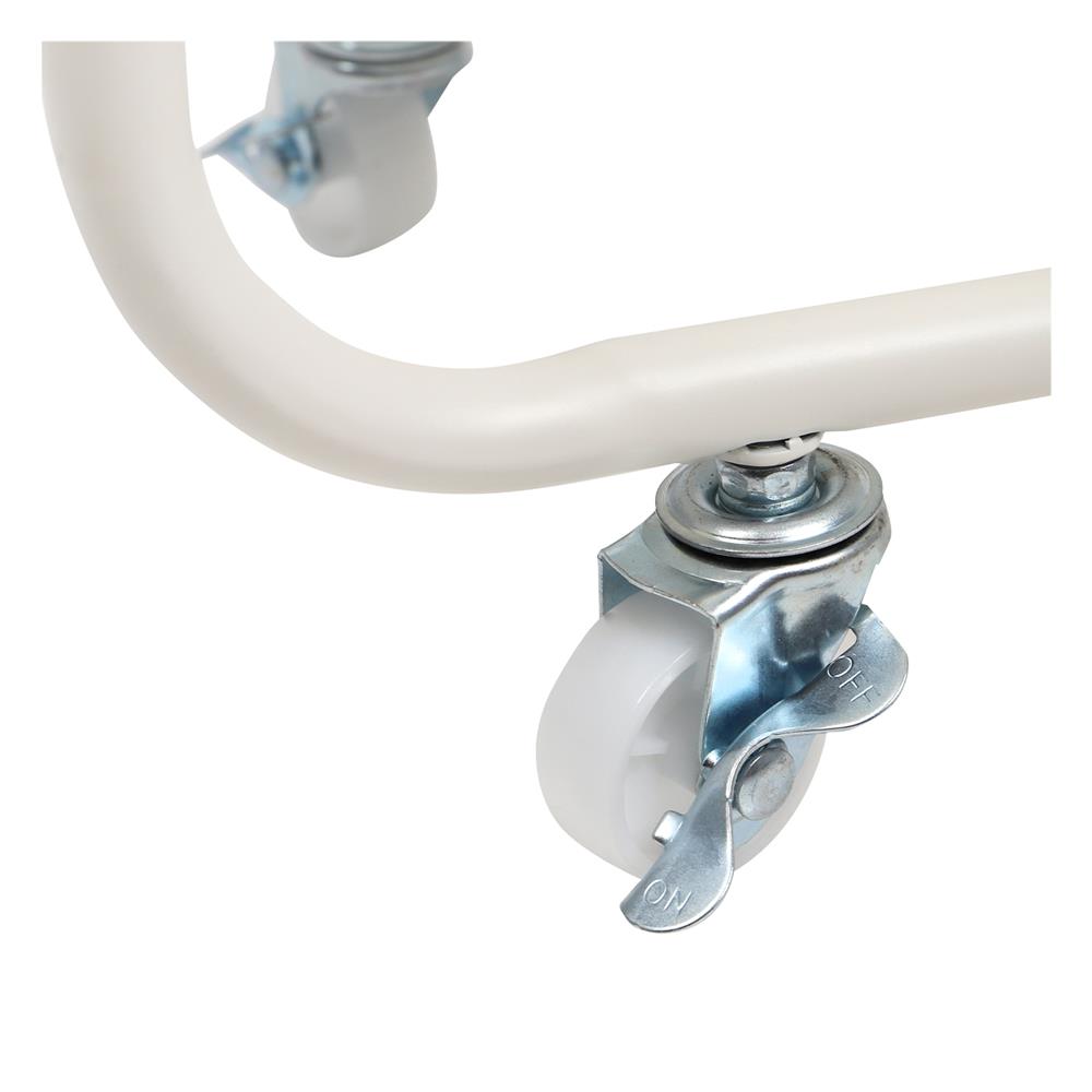 ชั้นวางของแคบ 4 ชั้น มีล้อ STACKO TIDY 50x20x106 ซม. สีขาว