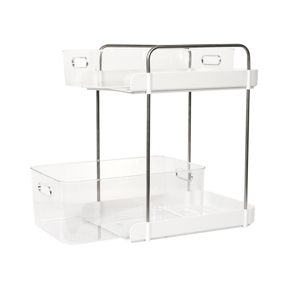 ลิ้นชัก 2 ชั้นเก็บอุปกรณ์ครัว KECH KLEAR 36.5x25x41 ซม.