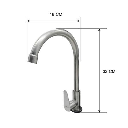 ก๊อกซิงค์เดี่ยวเคาน์เตอร์ LUZERN LS-2005_2