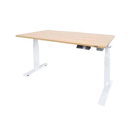 D.I.Y. โต๊ะทำงานปรับระดับ BEWELL ERGO 140X75 ซม. สีโอ๊ค/ขาว_0
