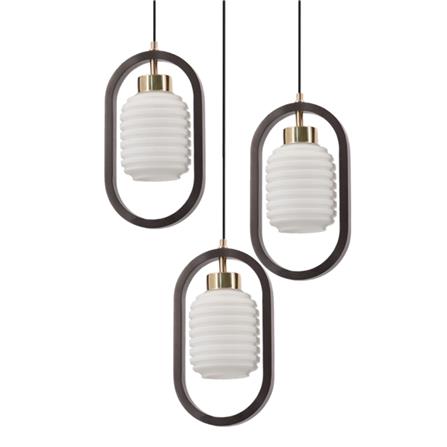 ไฟช่อ SUCCESS CD8738/3 สีขาว/ทอง/น้ำตาล 3 หัว_1