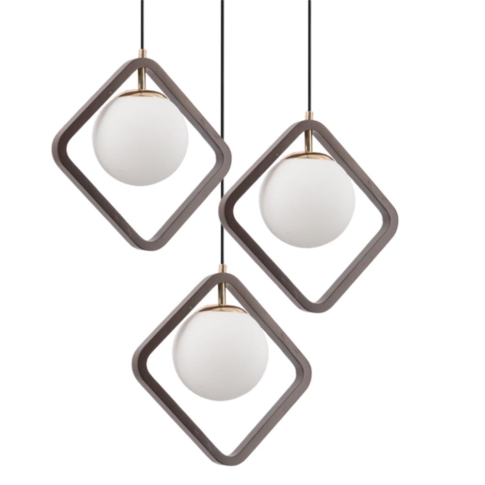 ไฟช่อ SUCCESS CD8736/3 สีขาว/ทอง/น้ำตาล 3 หัว