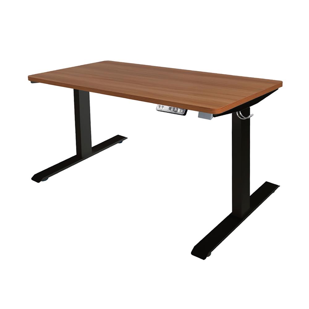 D.I.Y. โต๊ะทำงานปรับระดับ BEWELL ERGO 140X75 ซม. สีวอลนัท/ดำ