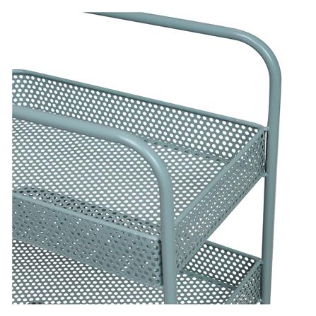 ชั้นวางของ 3 ชั้น มีล้อ STACKO GRACE 40x24x85 ซม. สีเขียว_2