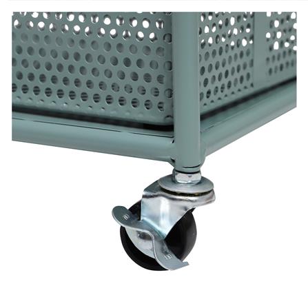 ชั้นวางของ 3 ชั้น มีล้อ STACKO GRACE 40x24x85 ซม. สีเขียว_3