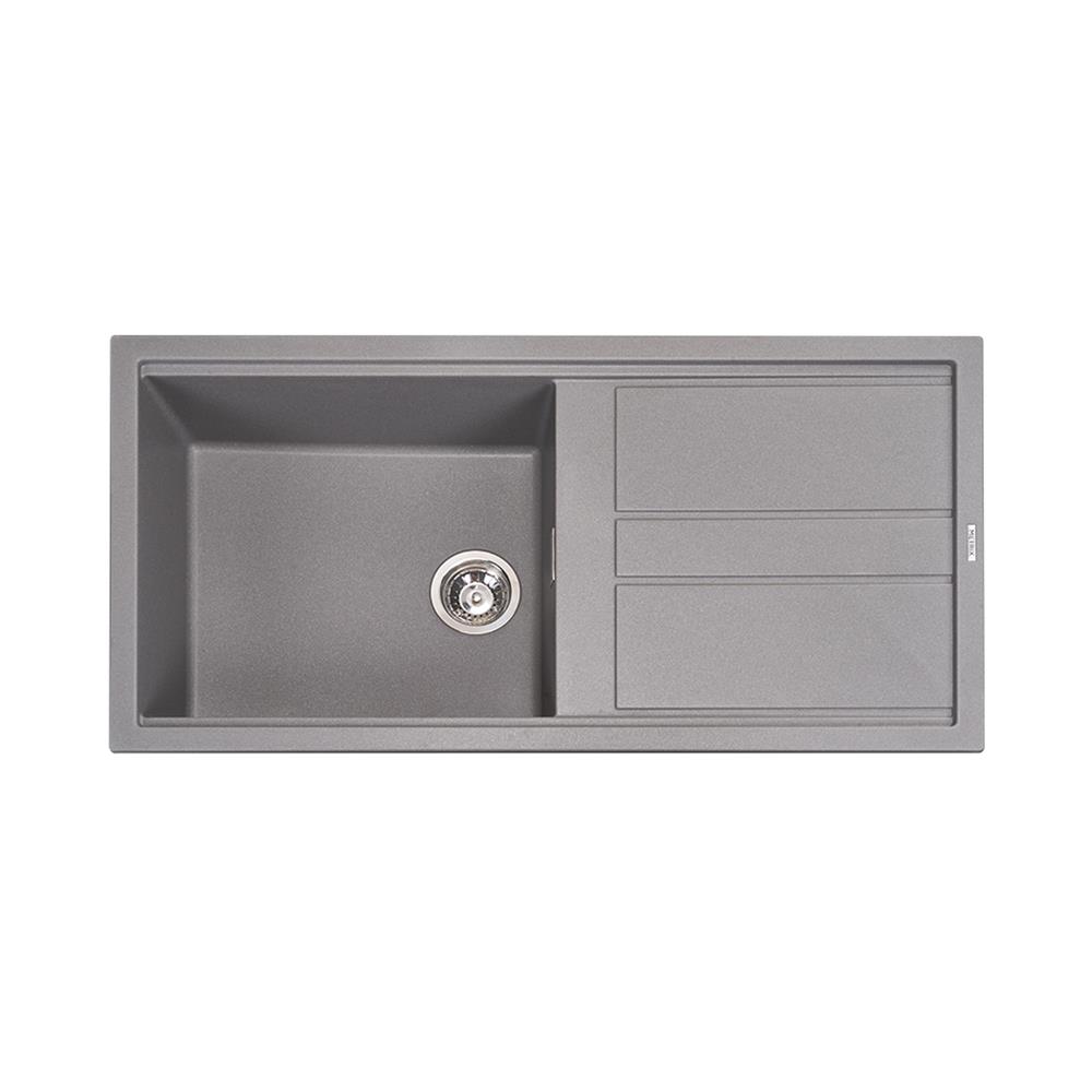 ซิงค์ฝัง 1 หลุม 1 ที่พัก METRIX KIN11TN สีไทเทเนียมเกรย์