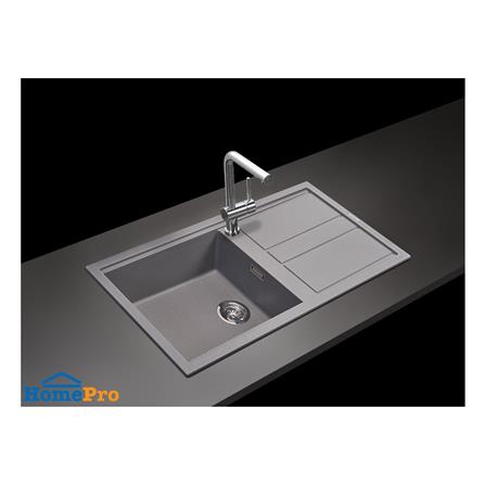 ซิงค์ฝัง 1 หลุม 1 ที่พัก METRIX KIN11TN สีไทเทเนียมเกรย์_1