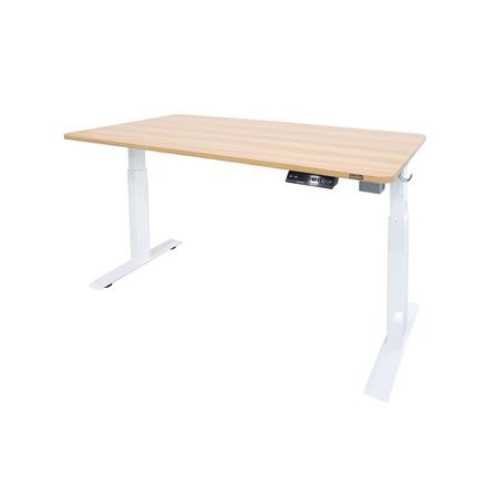 D.I.Y. โต๊ะทำงานปรับระดับ BEWELL ERGO 120X60 ซม. สีโอ๊ค/ขาว_0
