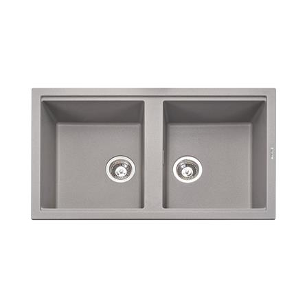 ซิงค์ฝัง 2 หลุม METRIX KIN20TN สีไทเทเนียมเกรย์_0