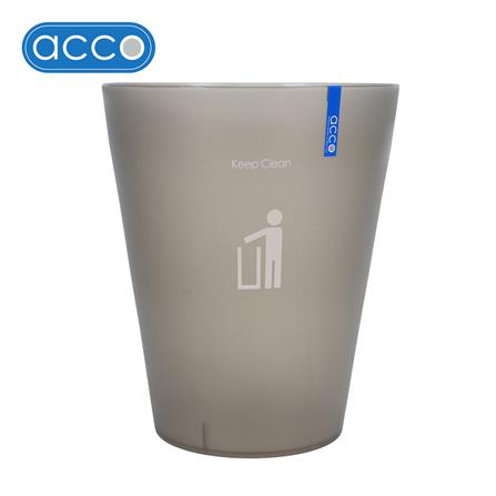ถังขยะกลม ACCO 9 ลิตร สีเทา/ใส_0