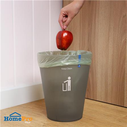 ถังขยะกลม ACCO 9 ลิตร สีเทา/ใส_4
