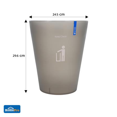 ถังขยะกลม ACCO 9 ลิตร สีเทา/ใส_6