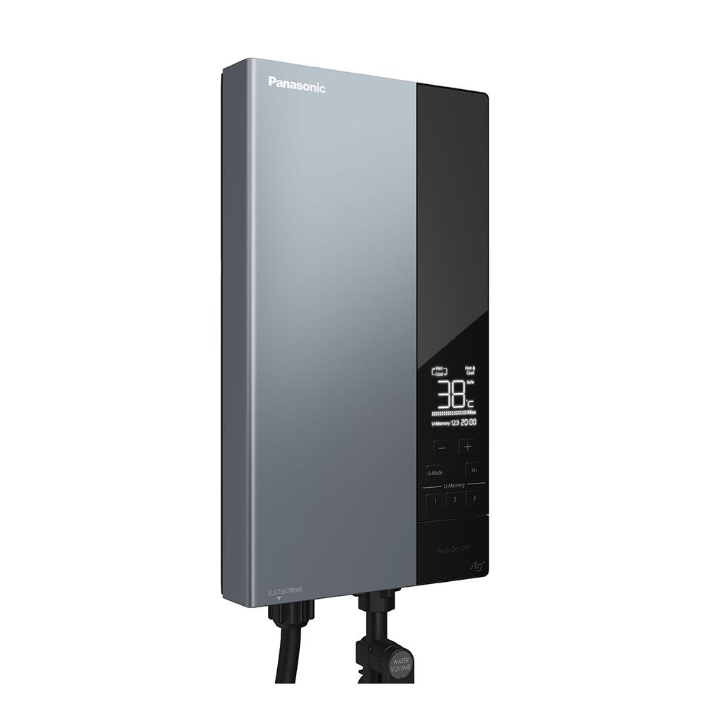 เครื่องทำน้ำอุ่น PANASONIC DH-4UD1TZ 4800 วัตต์ สีเทา/เงิน