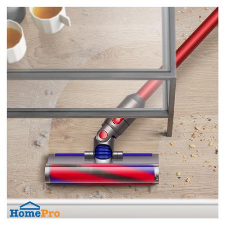 เครื่องดูดฝุ่นแบบด้าม DYSON SV10K V8 SLIM FLUFFY IRON / SPRAYED NICKEL / RED_5