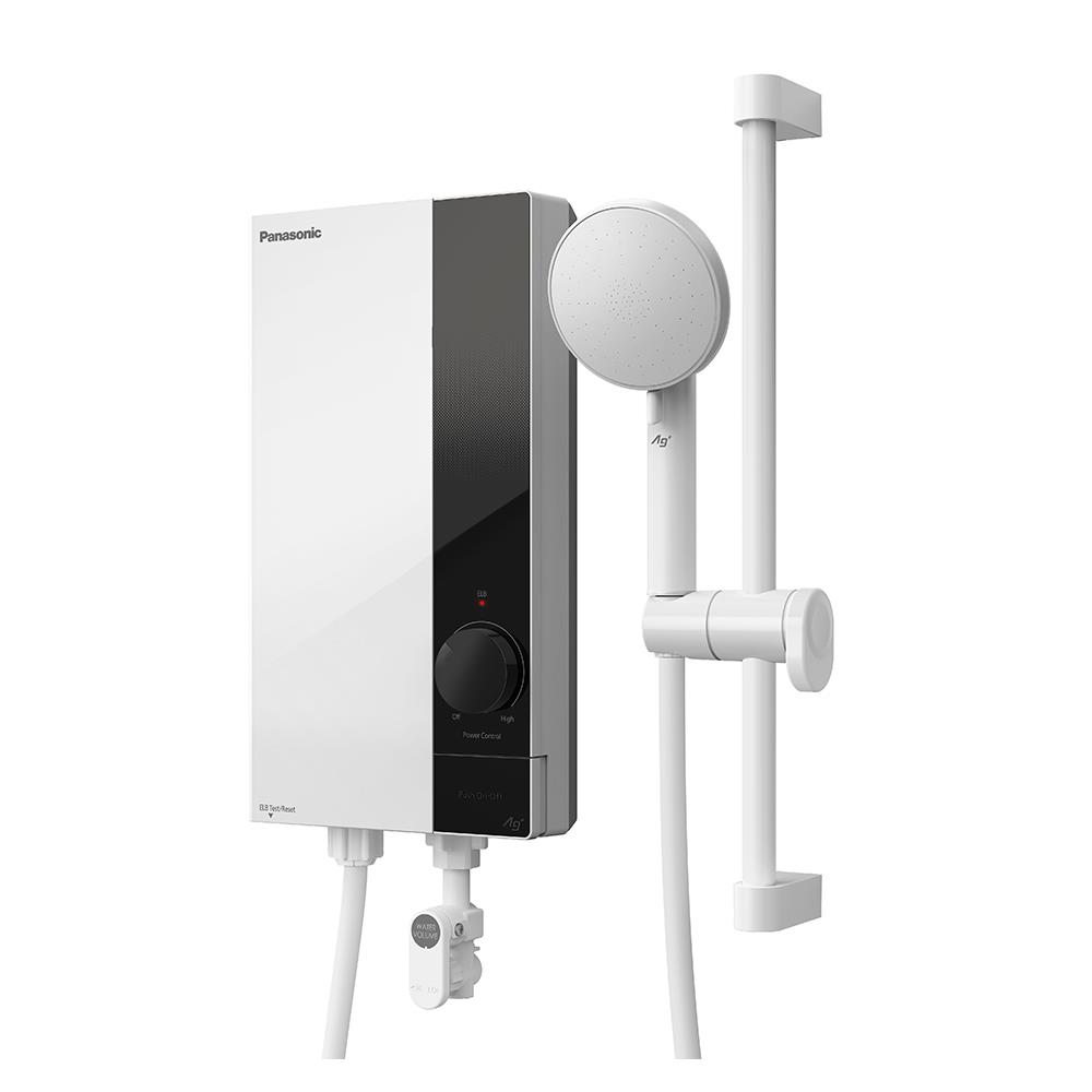 เครื่องทำน้ำอุ่น PANASONIC DH-3US1TW 3800 วัตต์ สีขาว/ดำ