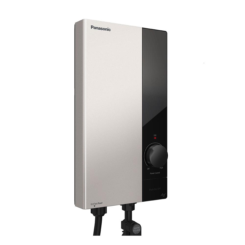 เครื่องทำน้ำอุ่น PANASONIC DH-4US1TS 4800 วัตต์ สีขาว/เงิน
