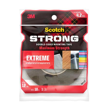 เทปกาว 2 หน้า ชนิดแรงยึดสูง 3M 12 มม. x 10 ม._1