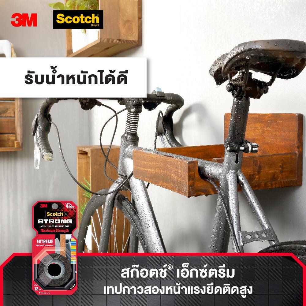เทปกาว 2 หน้า ชนิดแรงยึดสูง 3M 12 มม. x 1.5 ม.