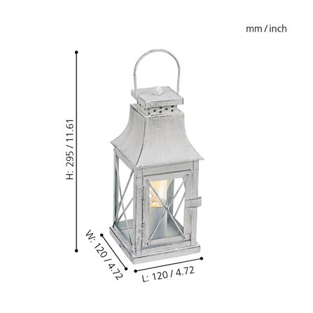 ไฟตั้งโต๊ะ EGLO LISBURN สีเทา_3