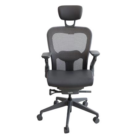 เก้าอี้เพื่อสุขภาพ BEWELL G099191 ENCLOSE สีเทาเข้ม_0