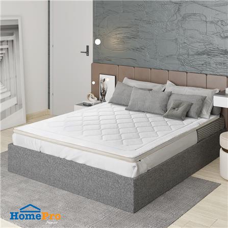 แผ่นรองนอน 6 ฟุต HOME LIVING STYLE DIAMANTE สีขาว_7