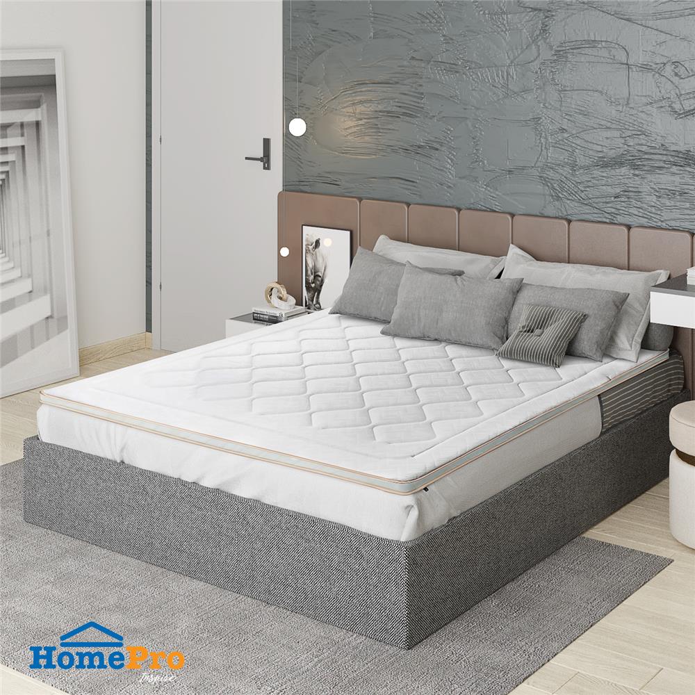 แผ่นรองนอน 5 ฟุต HOME LIVING STYLE DIAMANTE สีขาว