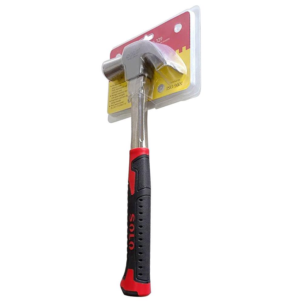 ค้อนช่างไม้ ด้ามสเตนเลส SOLO 329