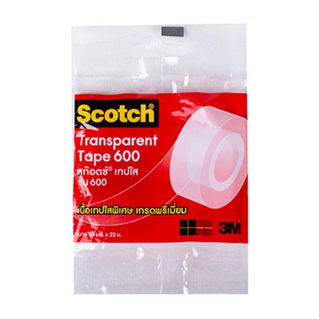 เทปใส 3M แกน 1 นิ้ว 600 3/4 นิ้ว X 25 หลา_1