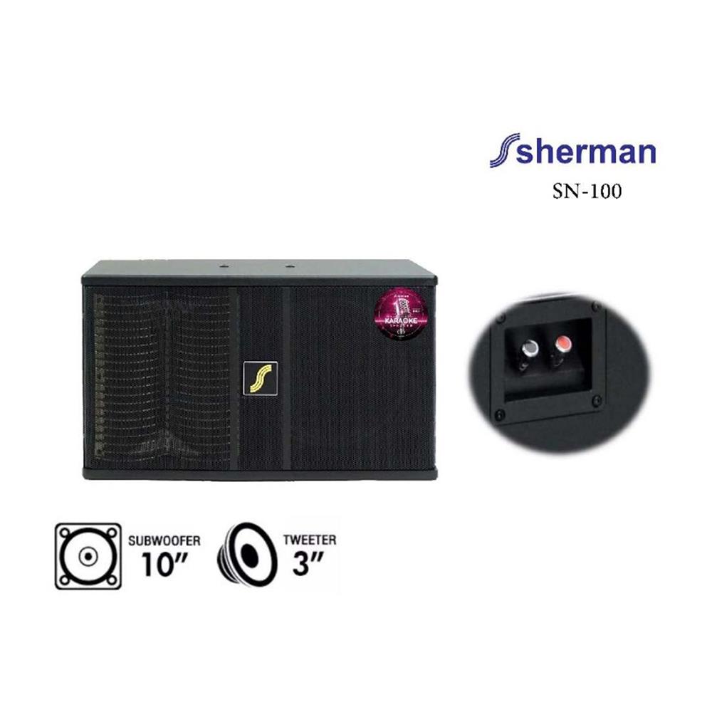 ตู้ลำโพงคาราโอเกะ SHERMAN SN-100