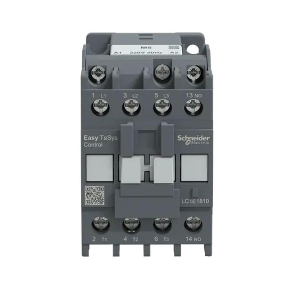 แมกเนติก คอนแทกเตอร์ SCHNEIDER LC1E1810M5 18A 7.5kW 1NO