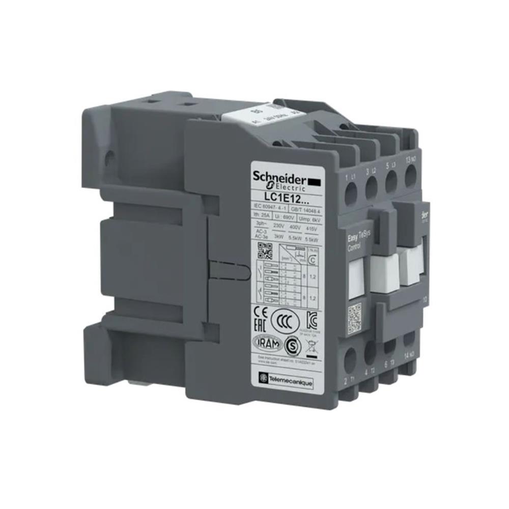 แมกเนติก คอนแทกเตอร์ SCHNEIDER LC1E1210B5 12A 5.5kW 1NO