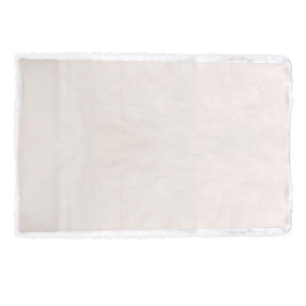 พรมขนแกะเทียม HOME LIVING STYLE 100X180 ซม. สีขาว