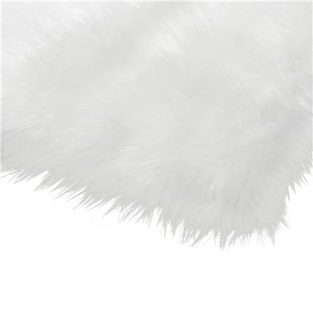 พรมขนแกะเทียม HOME LIVING STYLE 100X180 ซม. สีขาว_5