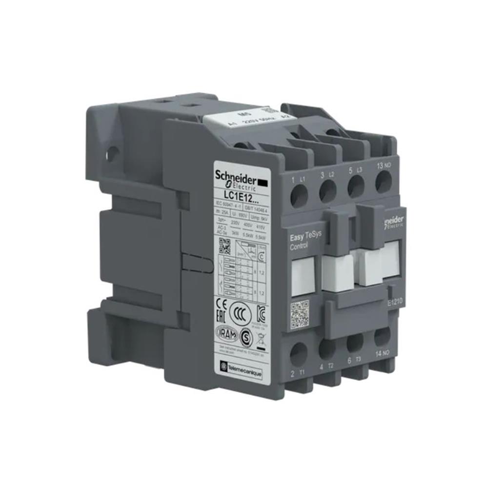 แมกเนติก คอนแทกเตอร์ SCHNEIDER LC1E1210M5 12A 5.5kW 1NO
