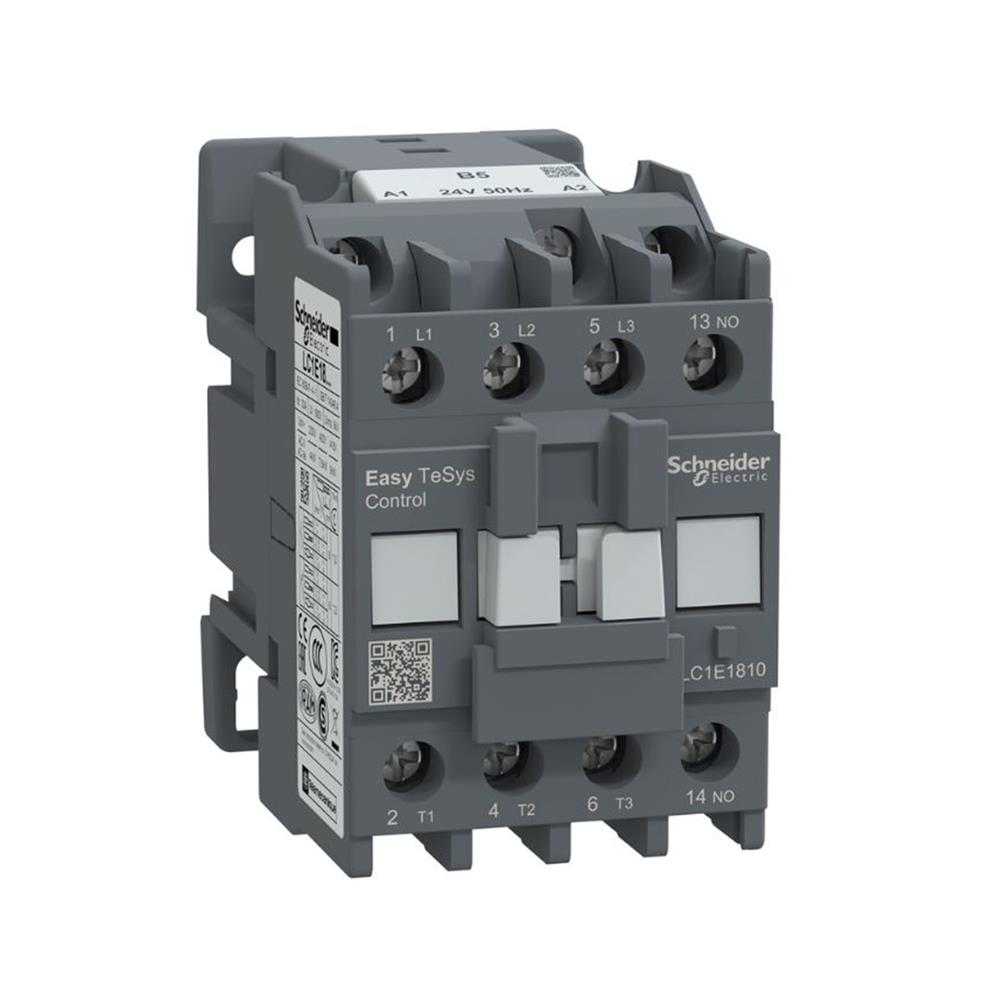 แมกเนติก คอนแทกเตอร์ SCHNEIDER LC1E1810B5 18A 7.5kW 1NO