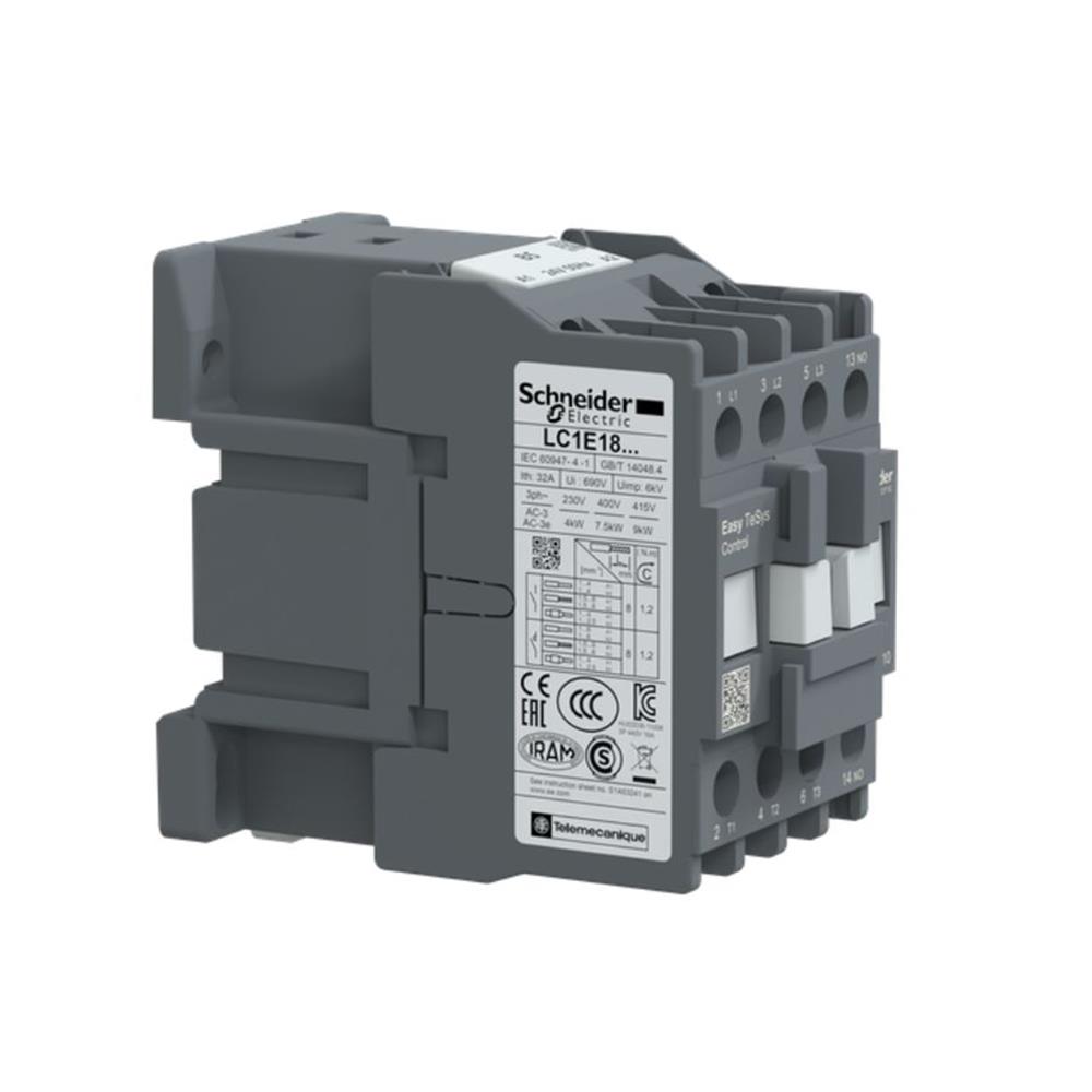 แมกเนติก คอนแทกเตอร์ SCHNEIDER LC1E1810B5 18A 7.5kW 1NO