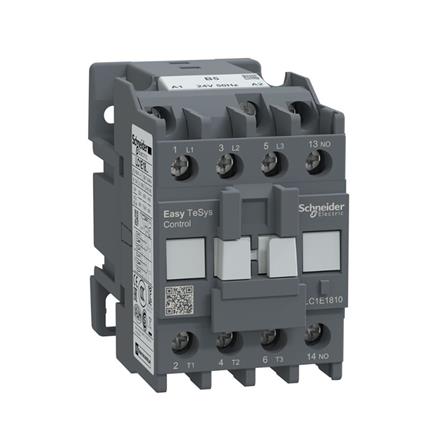 แมกเนติก คอนแทกเตอร์ SCHNEIDER LC1E1810B5 18A 7.5kW 1NO_1