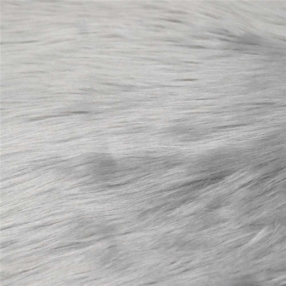 พรมขนแกะเทียม HOME LIVING STYLE 60X90 ซม. สีเทา