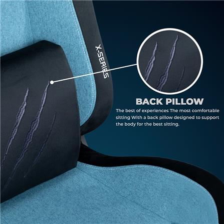 เก้าอี้เกมมิ่ง NUBWO NBCH-X116 สีดำ_8